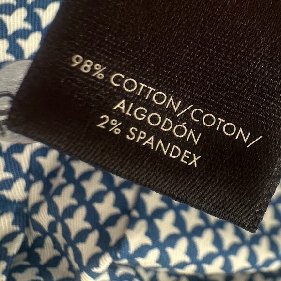 NEW! Ann Taylor Devin Fit Shorts Size 4 Blue & White $59 Cotton Blend Bermuda - Picture 11 of 14